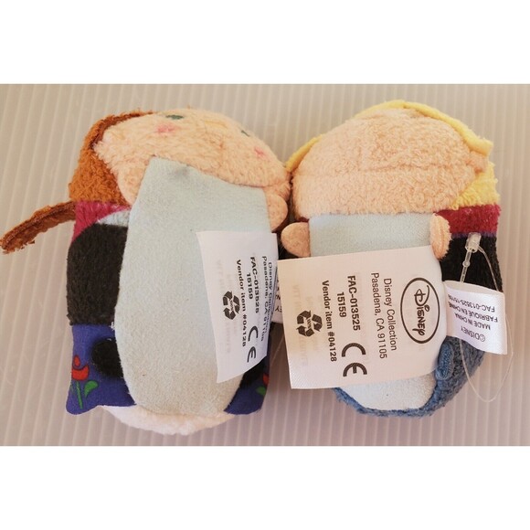 Frozen TSUM TSUM Mini Plush 3.5" Lot of 2 Kristoff Anna Disney Stackable - Picture 5 of 7